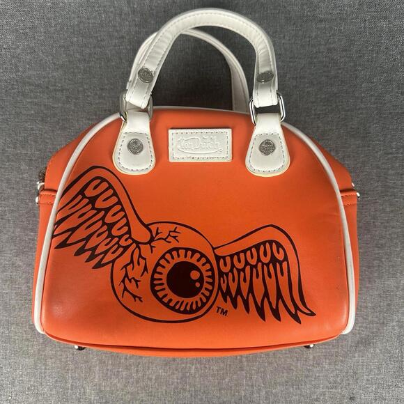 Von Dutch Mini Bowling Bag Orange - Picture 1 of 9